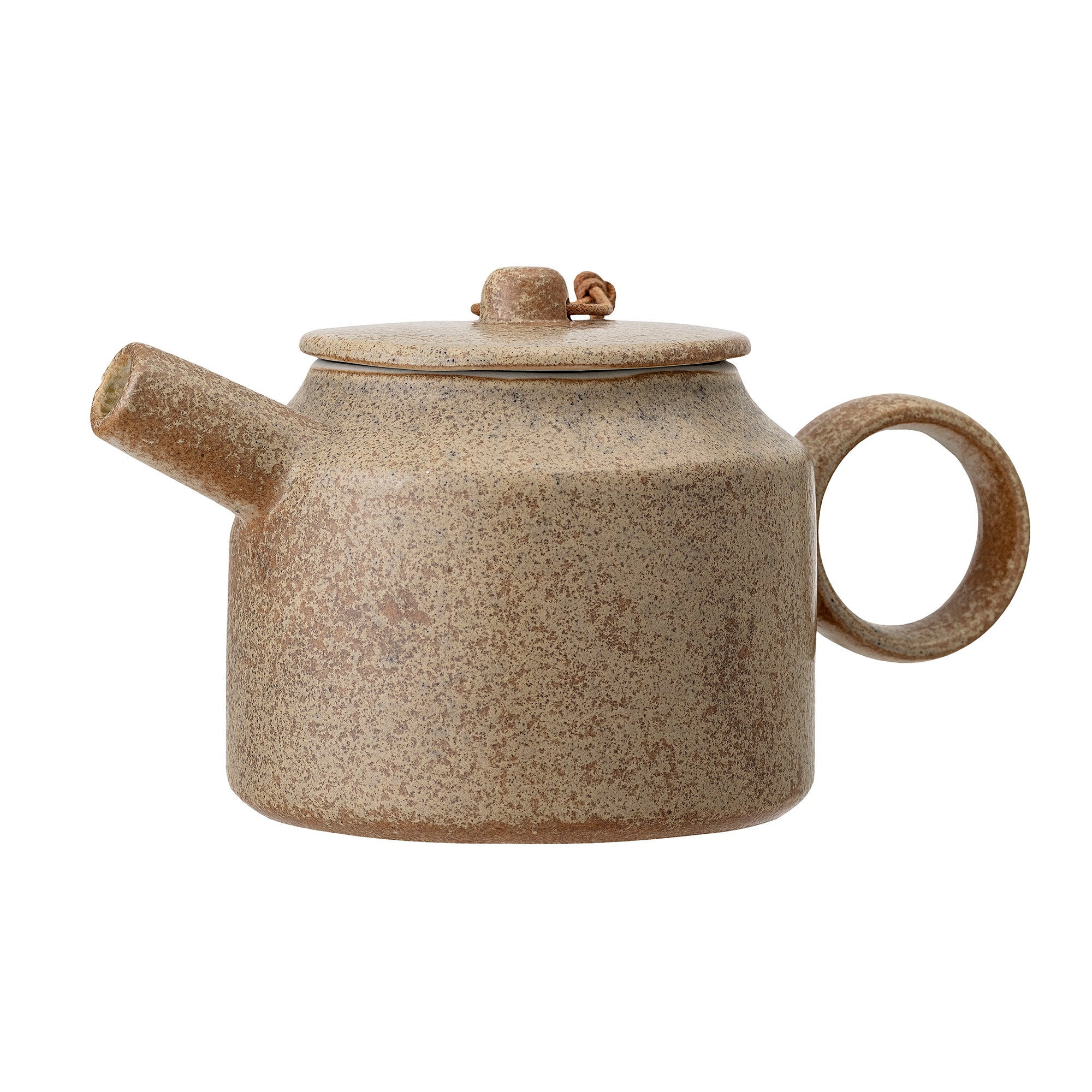 STONEWARE GLAZED TEAPOT